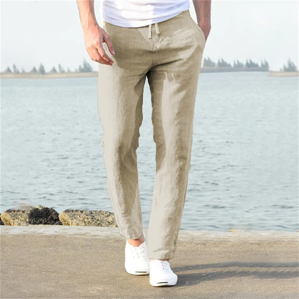 BreezeWay Men's Linen Comfort Pants